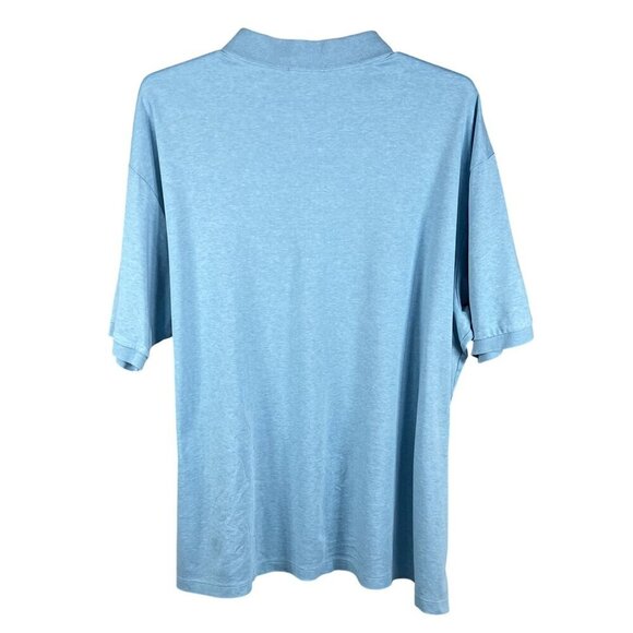 Ralph Lauren Polo Mens 4XLT Light Blue Short Sleeve Polo Shirt Golf Quiet Luxury - Picture 2 of 14